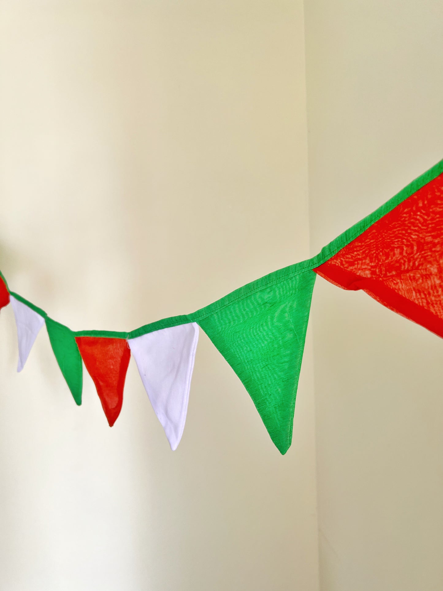 Tri-Colors Clothes Buntings : Eco-Friendly Festive Decor